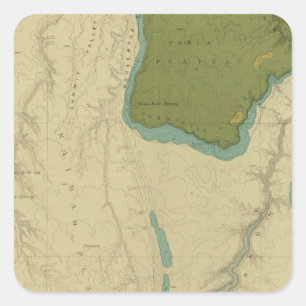 Geologic Map Showing The Kanab Square Sticker
