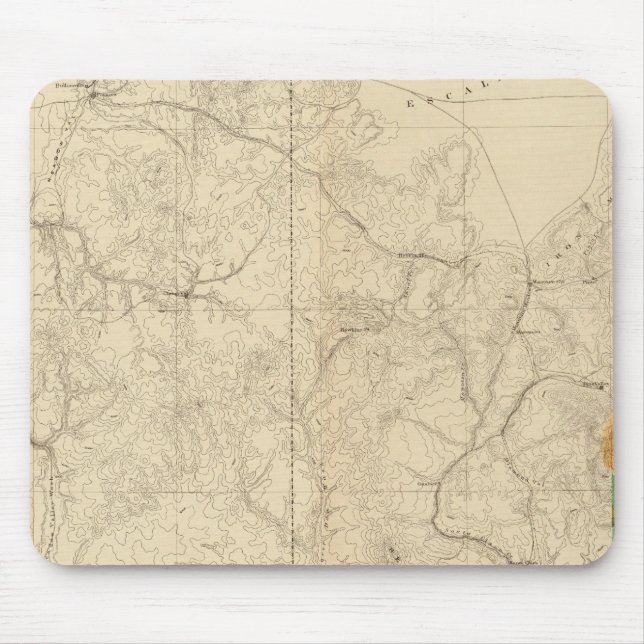 Geologic Map Showing The South Western Portion Mouse Pad (Front)