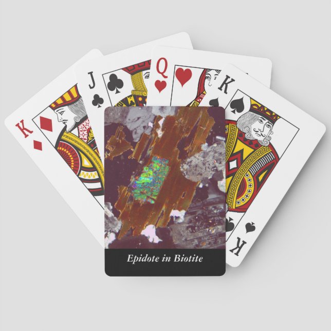Geologic Thin Section- Customizable Poker Cards (Back)