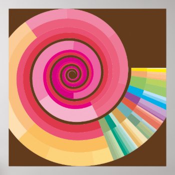 Geologic Timescale Spiral Poster by boblet at Zazzle