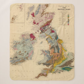 Geological map, British Isles Sherpa Blanket