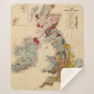 Geological map, British Isles Sherpa Blanket