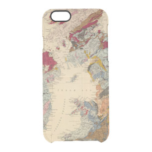 Geological map, British Isles Clear iPhone 6/6S Case