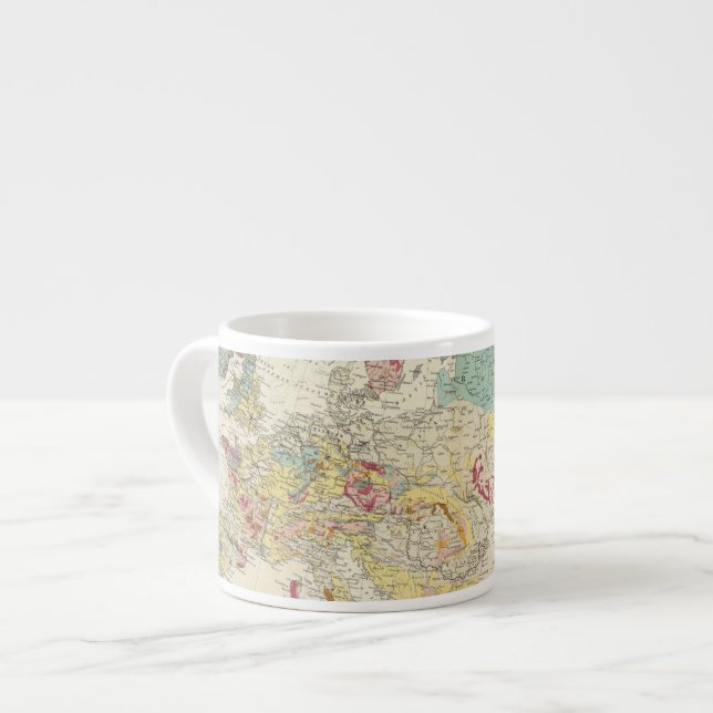 Geological map Europe Espresso Cup (Front Left)