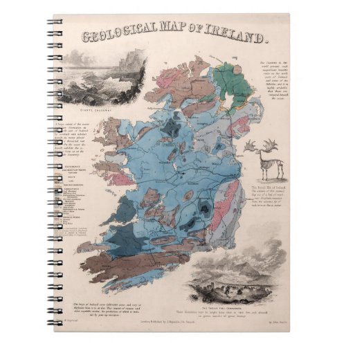 Geological Map of Ireland Notebook