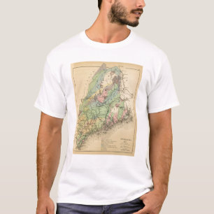 Geological map of Maine T-Shirt