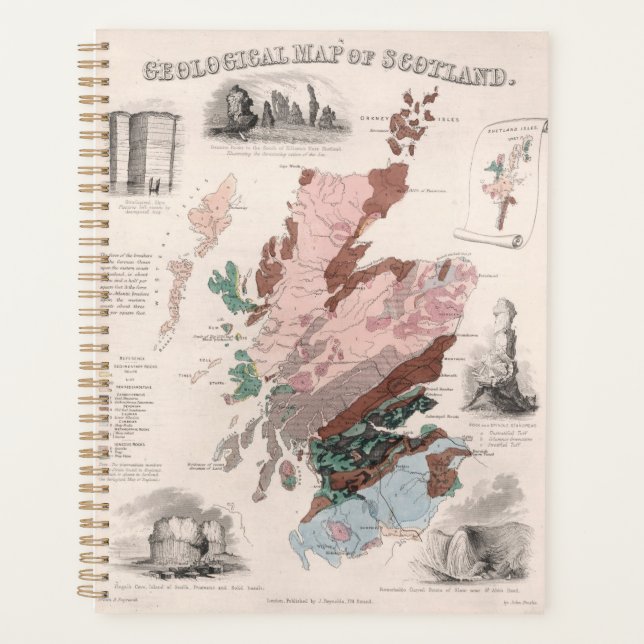 Geological Map of Scotland Planner (Front)
