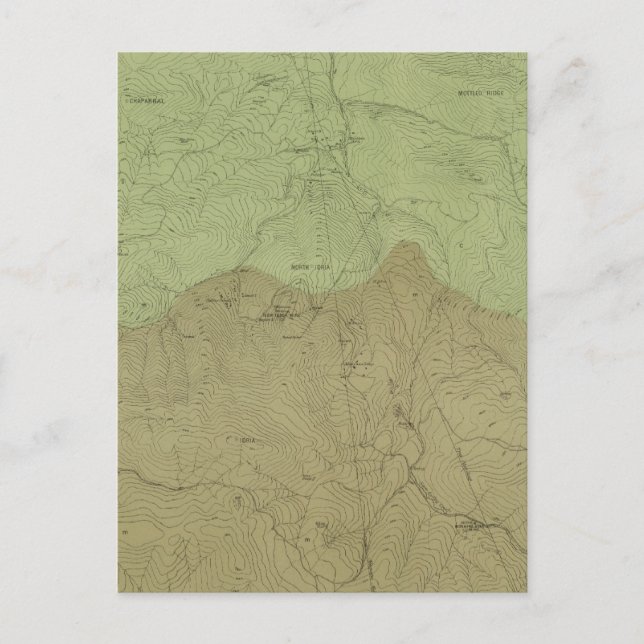 Geological Map of the New Idria District Postcard (Front)