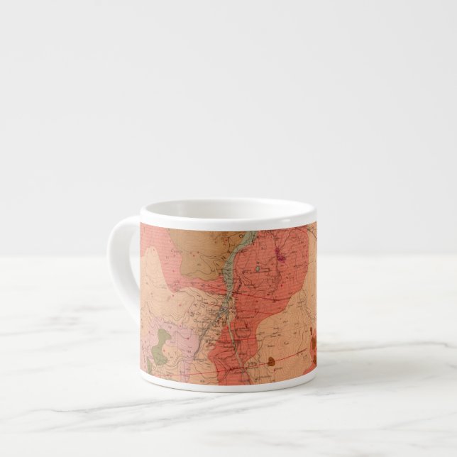 Geological Map of the Washoe District Espresso Cup (Front Left)