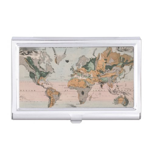 Geological Map of the World Business Card Case