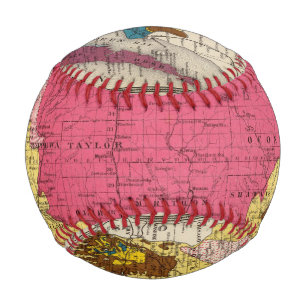 Geological map of Wisconsin Baseball