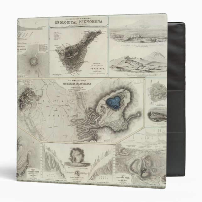 Geological phenomena 3 ring binder (Front/Inside)
