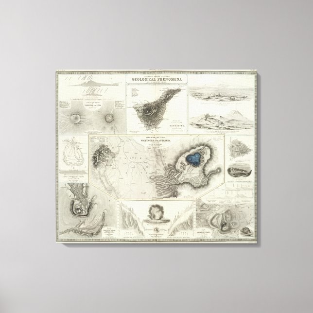 Geological phenomena canvas print (Front)