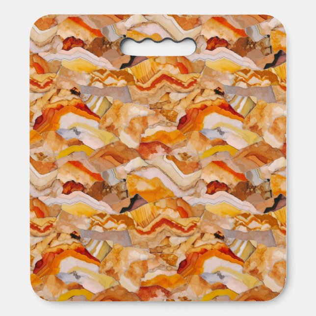 Geological Sedimentation Tex Stadium Seat Cushion (Front Vertical)