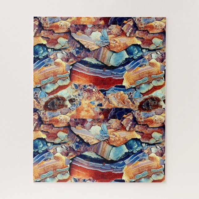 Geological Sedimentation Texture Puzzle (Vertical)