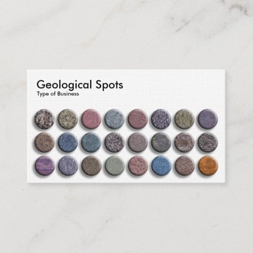 Geological Spots 02 _ Linen Business Card