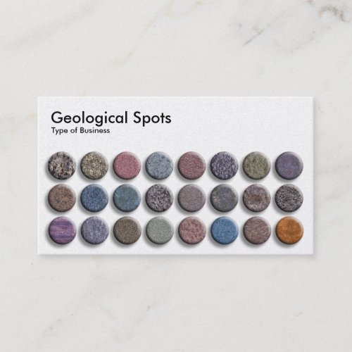 Geological Spots 02 _ Pearl Business Card
