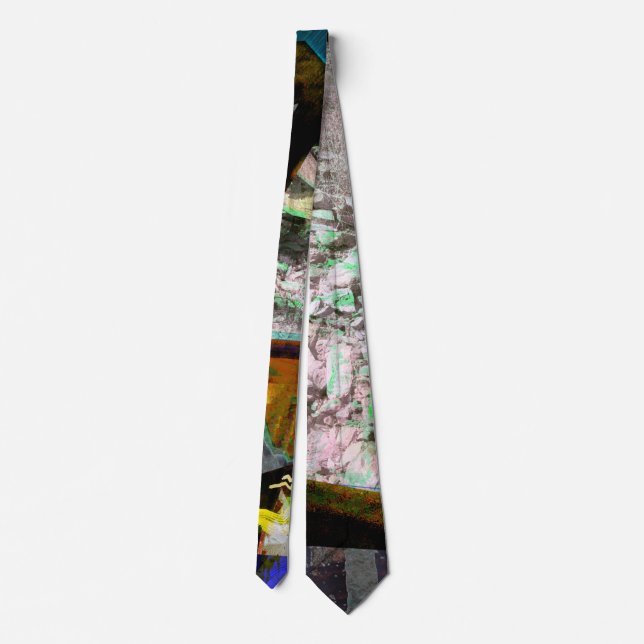 Geological Strata Neck Tie (Back)