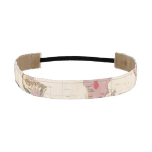Geological structure of globe athletic headband