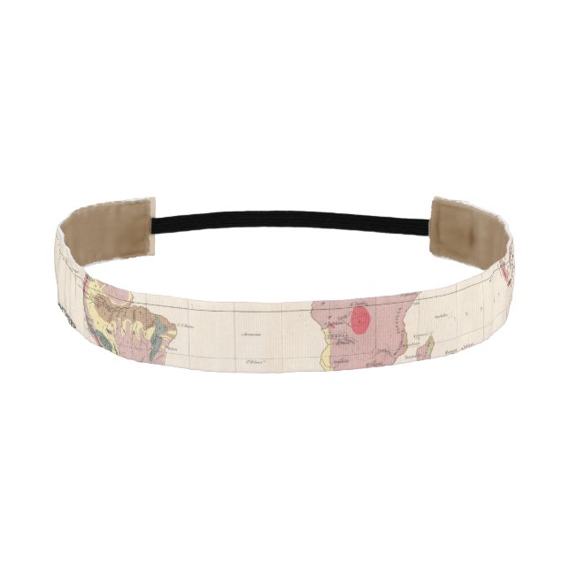 Geological structure of globe athletic headband (Front)