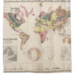 Geological Structure Of Globe Shower Curtain at Zazzle