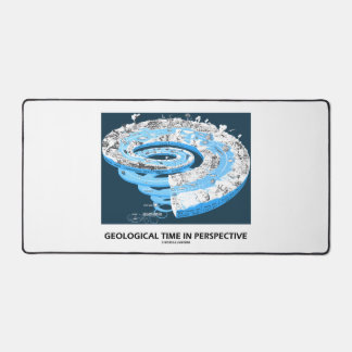 Geological Time In Perspective (Earth's History) Desk Mat