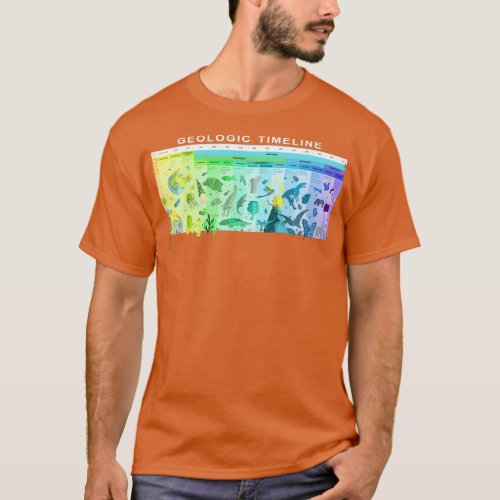 Geological Timeline Geology Evolution T_Shirt