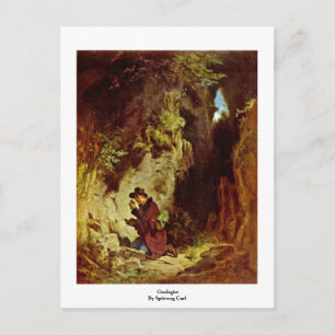 Geologist By Spitzweg Carl Postcard