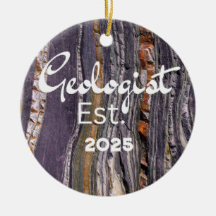 Geologist Ceramic Ornament