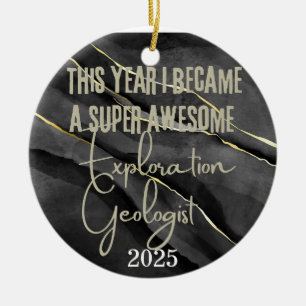 Geologist Ceramic Ornament