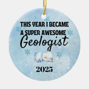Geologist Ceramic Ornament