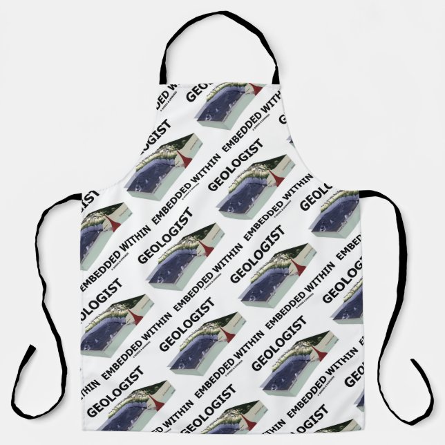 Geologist Embedded Within Subduction Zone Apron (Front)