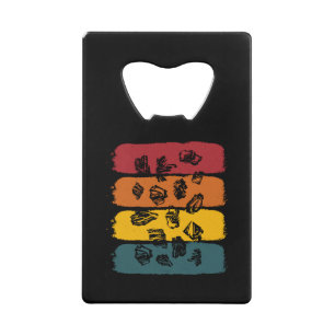 Geologist Geology Rocks  Credit Card Bottle Opener