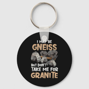Geologist Gift Funny Geology Rock Science Earth Gn Keychain