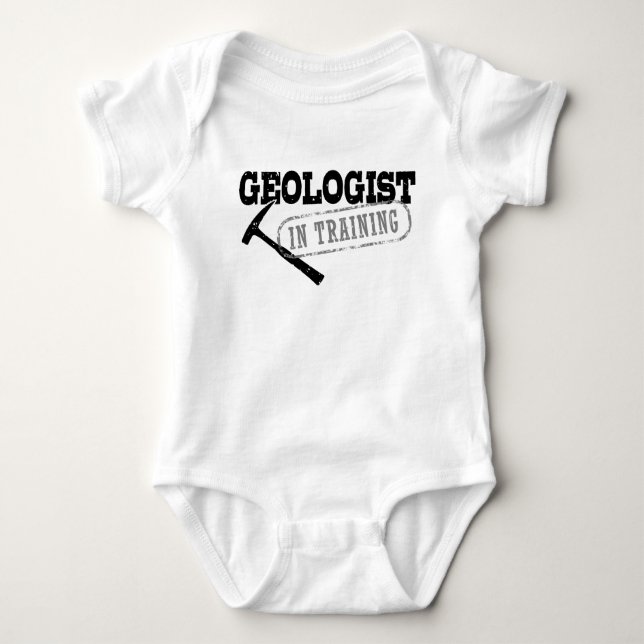 Geologist In training Baby Bodysuit (Front)