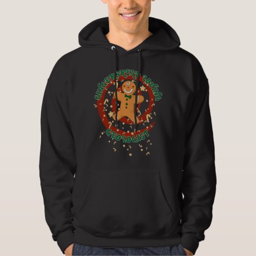 Geologist Job Gingerbread Funny Xmas Hoodie