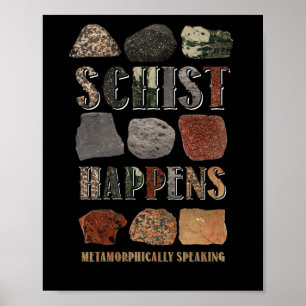 Geologist Mineral Geode Rock Collector Geology Poster