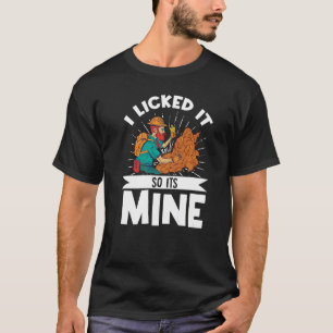 Geologist Mineral Rock Collecting Fossils I Licked T-Shirt