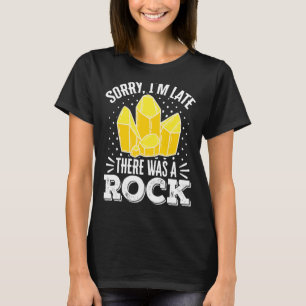 Geologist Mineral Rock Collecting Fossils Sorry Im T-Shirt