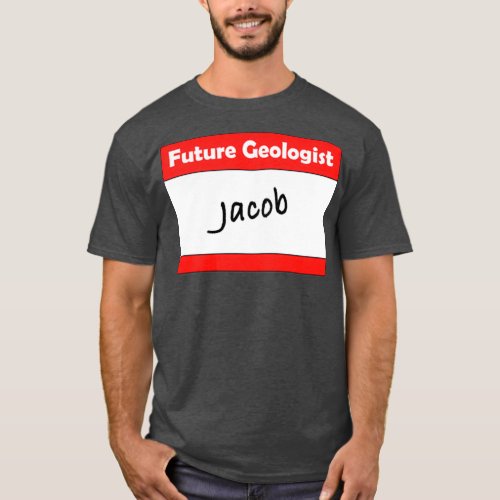 Geologist Name Tag Jacob T_Shirt