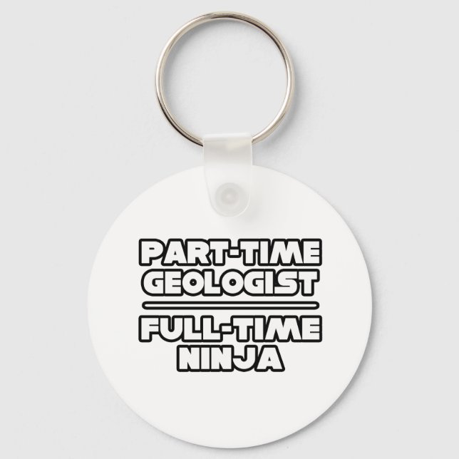 Geologist / Ninja Keychain (Front)