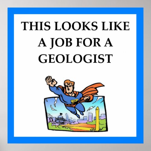 geologist poster