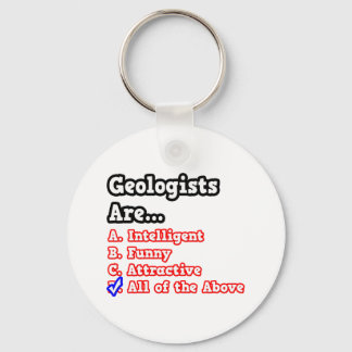 Geologist Quiz...Joke Keychain