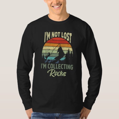 Geologist Rocks Collecting Rockhound Retro Vintage T_Shirt