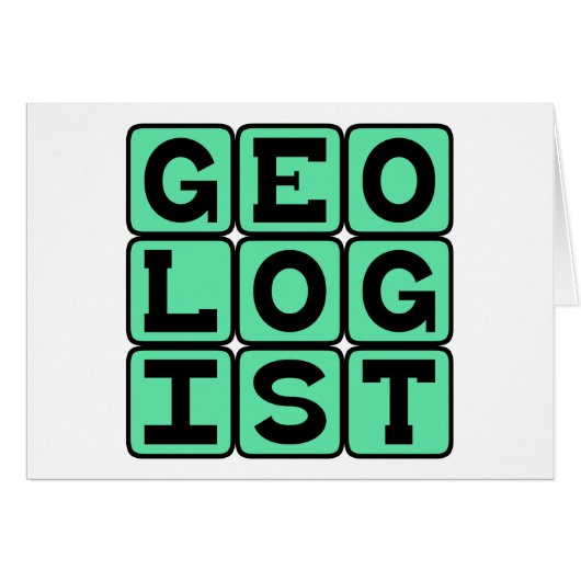 Geologist, Study of Earth Cards (Front Horizontal)