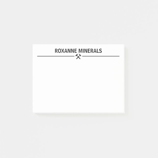 Geologist's Custom Post-it Notes (Front)