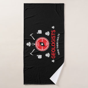 Geologists Funny Gifts For Geologists Geology Bath Towel