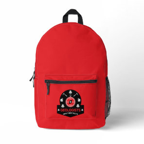 Geologists | Funny Gifts For Geologists | Geology Printed Backpack