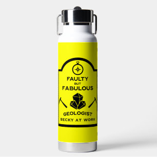 Geologists   Funny Gifts For Geologists   Geology Water Bottle