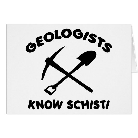 Geologists Know Schist Cards (Front Horizontal)